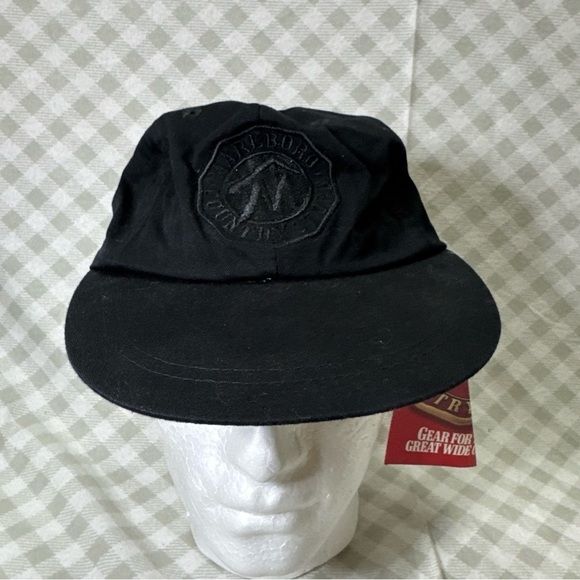 Marlboro Other - Vintage 90s Marlboro Country Store Black Cap Hat Snapback Strapback Cigarettes